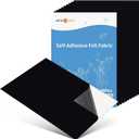 HTVRONT Black Self Adhesive Felt Sheet, 10 Pack Black Felt Sheets with Adhesive Backing, Great Stickiness & Soft Adhesive Felt Sheet for Drawers and Jewelry Box (8.3" x 11.8")