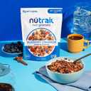 4 x NuTrail Nut Granola Cereal, Blueberry Cinnamon, No Sugar Added, Keto, Low Carb, Gluten Free, Grain Free, Healthy Breakfast 8 oz. 1 Count (EXP 06/28/26)
