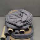 YUNIQUE Cat Tree with Cat Condo and Big Hammock, Grey (39.4'' Grey)