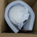 Selamica Ceramic Cappuccino Cups with Saucers and Metal Stand, 8 OZ Stackable Espresso Coffee Cups for Coffee, Latte, Americano, Tea, Set of 4, Vintage Blue