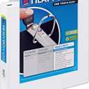 Avery Heavy-Duty View 3 Ring Binder, Extra Wide, 1.5" EZD Rings, 1 White Binder (01319)