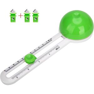 Circle Cutter, Circular Paper Cutter Circle Paper Trimmer Rotary Cutter Craft Supplies, Round Cutting Knife Cards Cutters (Green)