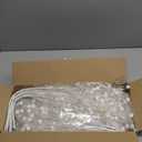 KI Store White Christmas Tree Picks Sprays Set of 20 Glittered Twigs Decor for Christmas Tree Decoration Wreath Garland Floral Arrangement