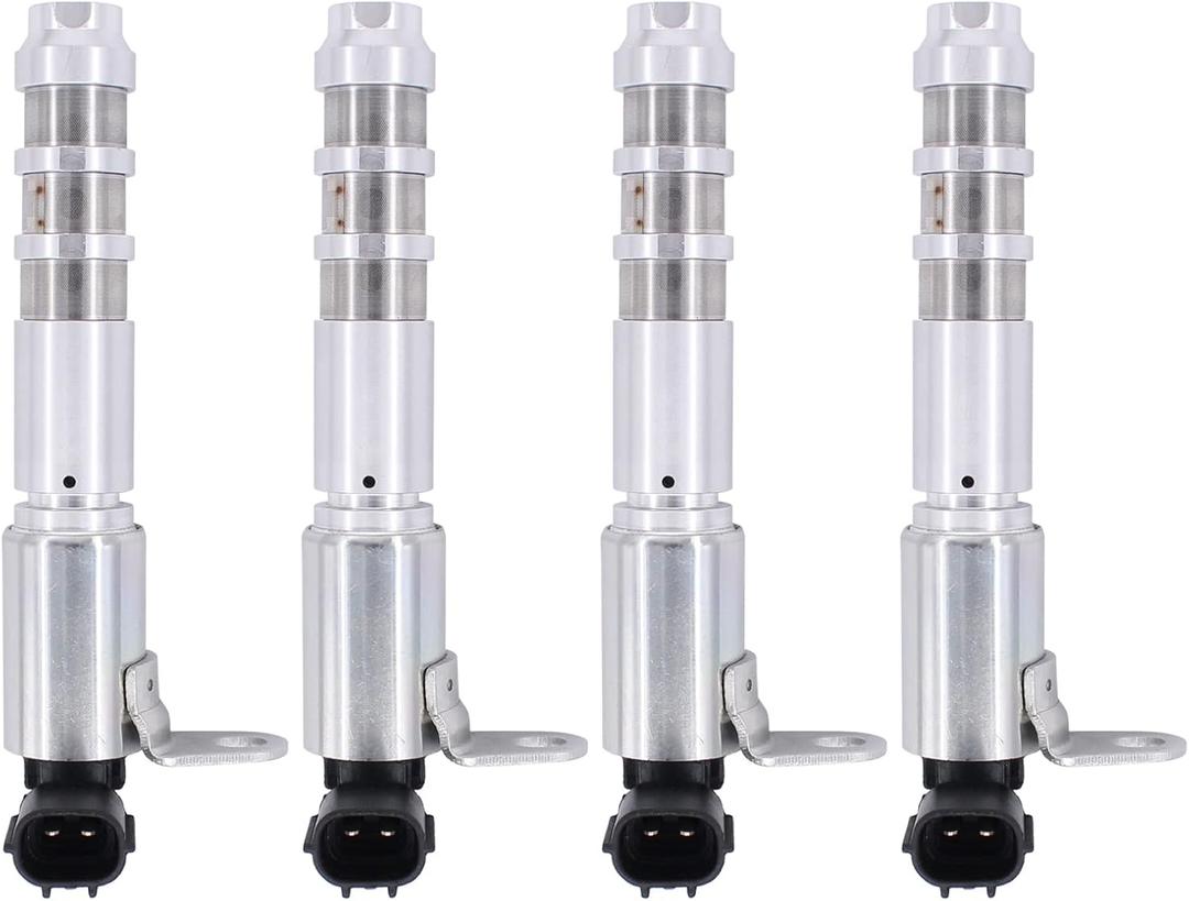 NewYall 4Pcs Engine Intake Exhaust Camshaft Position Actuator Solenoid for 2004-2016 ATS CTS SRX STS Camaro Equinox Limited Malibu Traverse Acadia Terrain G6 Variable Timing VVT Oil Control Valve