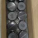 Eyrosa Solar Lights Outdoor, 12 Pack Waterproof Solar Landscape Lighting for Pathway Garden Yard Path Walkway Driveway Lawn Patio Outside Decor, Warm White