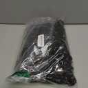 JQinHome 6 Pcs Dining Chair Slipcover,High Stretch Removable Washable Chair Seat Protector Cover for Home Party Hotel Wedding Ceremony (Black)