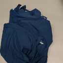 B2prity Halter Tankini Swimsuit for Women Tummy Control Two Piece Bathing Suit V Neck Swimwear with Shorts, Peacock Blue, Large