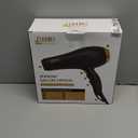 Blow Dryer - JINRI 2000W Diffuser Hair Dryer for Salon & Personal Use  Powerful, Fast Drying with Diffuser & Nozzle for Women & Men, ALCI Safety Plug, Black