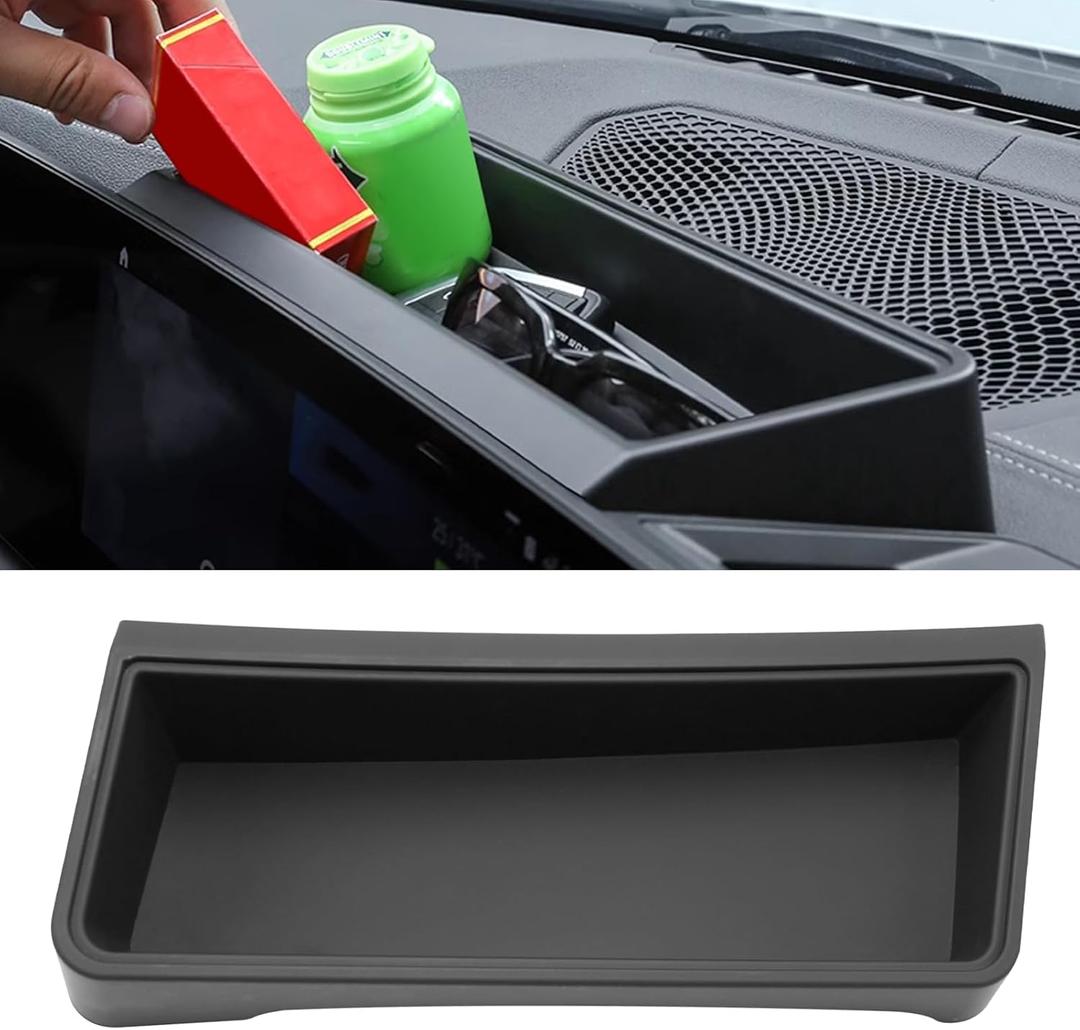 Jaronx Compatible with BMW 3 4 Series Center Console Organizer, 12.3 inch Touch Screen Dash Console Organizer for 3' G20 2023-2024/4' G22 2024,for BMW Dashboard Tray