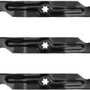 Phynslment 50 inch Mower Blades Replacement for MTD Cub Cadet RZT50 LGT1050 LT1050 LTX1050 LTX1050KW 50'' Deck Lawnmower Replace for 742-04056 942-04056 942-04053C (3 Pack)