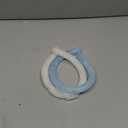 Neck Cooling Tube, 2Pcs Neck Cooling Ring, Starts Below 28C (82.4F), Reusable Wearable White Blue