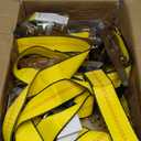 Car Tie Down Straps for Trailers-10,000lbs Break Strength-2inx10ft Heavy Duty E Track Car Hauler Strap with Rolling Idler Three Cleat Over The Wheel Auto Tire Ratchet Straps for Truck, UTV