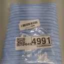 Home Brilliant Blue Throw Pillow Cover 26x26 Supersoft Square Textured Euro Sham Decorative for Bedroom, Baby Boy Blue, 26 x 26 inches(66cm)