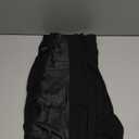 DAOAO Faux Leather Leggings for Women Pleather Pant Elastic Mid Waisted Stretchy Patch Zip Tights (3X-Large, Classic Black)