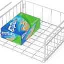 Simple Houseware Under Shelf Basket, White (1 Pack)