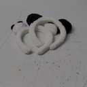 Plush Panda Ears Costume Headband - 2 Pcs Cute Ear Hair Accessories for Themed Events and Party Decoration