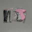 Stitch Gun for Clothes Handheld Stitch Gun Quick Clothing FixerSewing Kit Includes 1,000 Black Fasteners & 1,000 White Fasteners & 6 Needles (Pink)