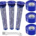 6 Pack Vacuum Filter Replacement Kit for Dyson V7, V8 Animal and V8 Absolute Cordless Vacuum, 3 Post Filter, 3 Pre Filter, Replaces Part # 965661-01 & 967478-01