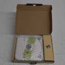 ENVYCLOUD CD Player Portable with Dual Stereo Speakers, Rechargeable Portable CD Player with Bluetooth for Home with Headphones, Support CD/AUX/USB, White : Electronics