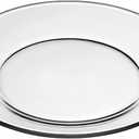 ELEMENT Set of 4 Glass Dinner Plates