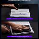JSAUX Obsidian AR Tempered Glass Screen Protector for Switch 2 with Easy-Install Guide Frame, High Transparency AR Coating, 9H+ Hardness, Bubble Free, Anti Fingerprint, Shatter Resistant 1 Pack