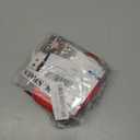 SCENEREAL Fleece Dog Shoes for Winter, Dog Boots & Paw Protectors, Warm Puppy Snow Booties for Small Medium Sized Dogs, Anti-Slip Rubber Sole PU Waterproof Boots for Outdoor Walking, Red Size 3 (Size 3: fit for paw width 0.9"-1.1")