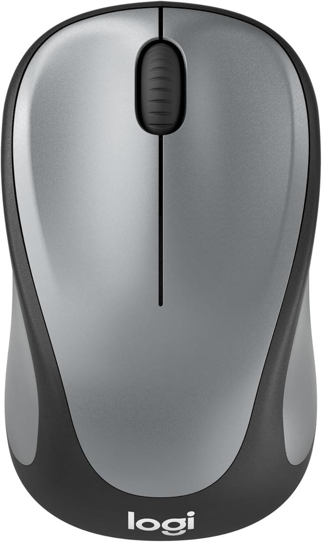 Logitech M317 Wireless Mouse, 2.4 GHz with USB Receiver, 1000 DPI Optical Tracking, 12 Month Battery, Compatible with PC, Mac, Laptop, Chromebook - Colt Glossy