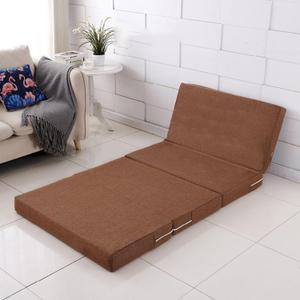 Folding Floor Mattress Double, Guest Mattress Foldable, Portable Guest Bed for Travel, Camping, Guest Bed, Folding Couch Bed Mattress Space-Saving for Guest (200x120x10cm,Coffee)