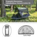 Instant Pop up Screen Tent for Camping Mosquito Netting Tent with Bug Screen Net