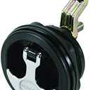 Whitecap S-0226BC T-Handle Latch with Keyed Lock - Black 3" Diameter