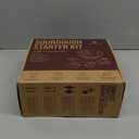 Superbaking Sourdough Starter Kit, 9" Round Banneton Bread Proofing Basket Set, Sourdough Bread Baking Supplies, Sourdough Tools with Silicone Bread Sling, Bread Making Tools, Baking Gifts