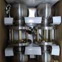 BESTTEN 4 Pack Door Knob with Lock and Key, Keyed Different Entry Door Knob, for Entrance and Front Door, Satin Nickel