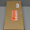 Qozary Clear Acrylic Magnetic File Holder  Magazine Rack for File Cabinets, Magnetic Mail Holder, File Organizer for Refrigerator, White Board, Office (Transparent, Medium)