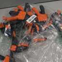 HORUSDY 8-Pack Bar Clamps for Woodworking, 12" and 6" Bar Clamps, Wood Working Clamp Sets, Quick Clamps F Clamp with 150 LBS Load Limit (8-Pack Wood Clamps) (Orange)