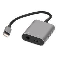 Lightning To 3.5mm Audio Adapter And Power Converter For Lightning Tip