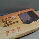 Under Desk Heater with Heated Floor Mat - Personal Portable Space Heaters Indoor - Foot Warmer with 12H Timer & 8 Heat Levels - Foot Control, for Home Bedroom Office