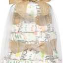 The Honest Company Diaper Cake | Clean Conscious Diapers, Baby Personal Care, Plant-Based Wipes | Barnyard Babies | Regular, Size 1 (8-14 lbs), 35 Count