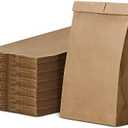 Culinware Kraft Paper Bags 2 Lb - Durable Brown Paper Bags for Snack, Sandwich, Pastries, Popcorn, Grocery and Party Favor – Bulk Paper Bags – 4.5 x 2.7 x 7.7 In - 500 Count