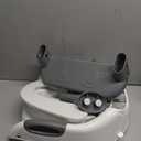 Potty Training Seat SKYROKU Potty Training Toilet with Step Stool Ladder, for Kids Boys Girls Toddlers - Comfortable Safe Potty Seat with Anti-Slip Pads Ladder 8838-Grey