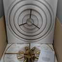 11 Lights Modern Flower Elegant Crystal Chandelier 6-Tier 24" Luxury Gold Chandelier Light Fixture for Living Dining Room Kitchen Entryway Bedroom Foyer, E12