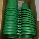 Zubebe 24 Pcs Green Mini Trash Can Mini Toy Garbage Can Small Desktop Storage Bin with Lids for Trash Party Favor Garbage Truck Birthday Decoration Party Supplies Home School Classroom