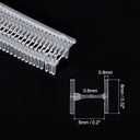uxcell 2000pcs 0.2 Inch Micro Tagging Gun Fasteners, Tag Pins Clothing Tagging Barbs Attachments Plastic Garment Price Tag Barb for Cloth