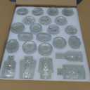 Glass Bud Vases in Bulk Set of 23, Transparent Clear Small Mini Glass Vases for Centerpieces, Vintage Vase for Flowers,Wedding, Table Decor, Baby Shower, Christmas, Home and Events