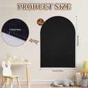 Novabright 3 Pcs Arched Foam Board 24 x 36 Inches PVC Foam Poster Board Waterproof for Signs School Projects Handicrafts Artistic Creation Indoor Outdoor (Black)