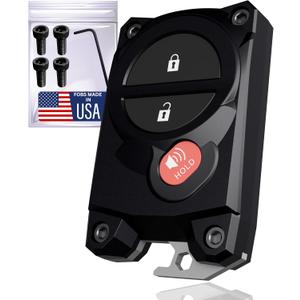 for Toyota Key Fob Cover with Built-in Bottle Opener - Rugged Protective Shell for Tundra (2007-2017) & Tacoma (2005-2015) - Enhanced Grip & Durability - Key Fob Replacement Shell - Custom Colors