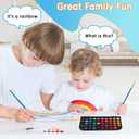 Watercolor Paint, 48 Colors Washable Watercolor Paint Set with a Brush a Refillable Water Brush Pen and Palette, Non-toxic Water Color Paints Sets for Kids Adults Artists Children Students Beginner