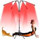 Red Light Therapy for Body Face with Stand,Infrared Light Therapy Lamp,660nm Red Light and Near Infrared 850nm for Back Pain & Muscle Recovery (Medium size)