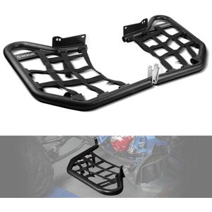 NICECNC Nerf Bars Foot Peg Heel Guard Nerf + Nets Compatible with Yamaha Raptor 700R 700 2006-2026