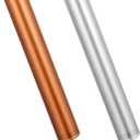 2 Pack Metal Tube Container, Storage Cases Portable Aluminum Waterproof Storage Tube Holder Case for Purse Pocket Travel Outdoors, 4.5 inches