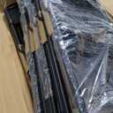 Amazon Basics Sturdy Foldable Plastic Chair, Portable, 350-Pound Capacity, Black, 6-Pack